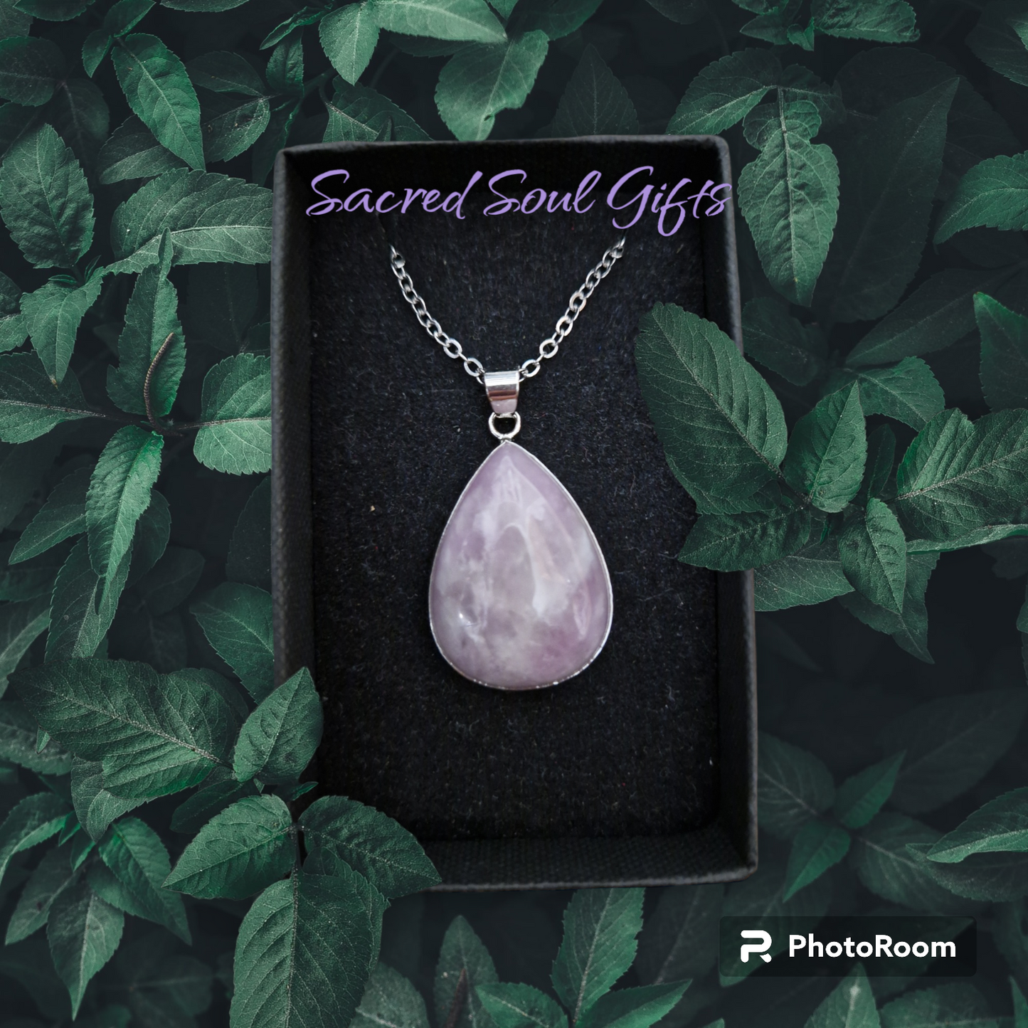 Morganite Tear Drop Pendant