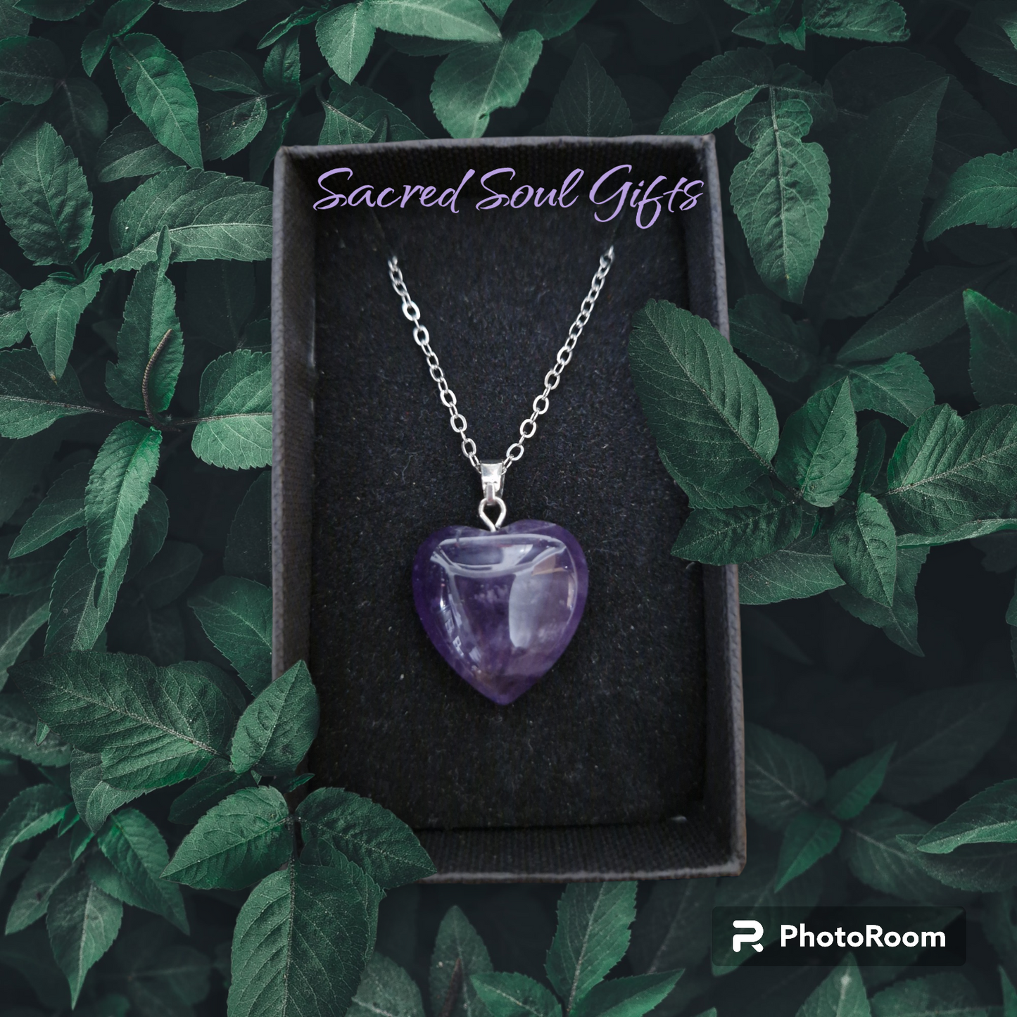 Dream Amethyst Heart Pendant