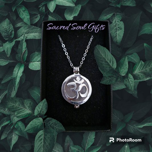 Rose Quartz OM Pendant