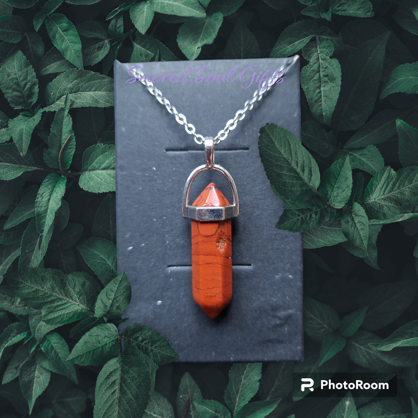 Red Jasper Point Pendant