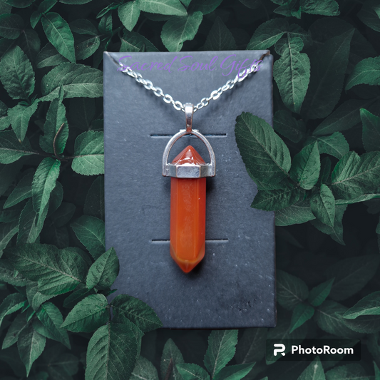 Carnelian Point Pendant