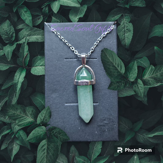 Green Aventurine Point Pendant