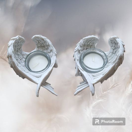 Angel Wings Tealight Holders